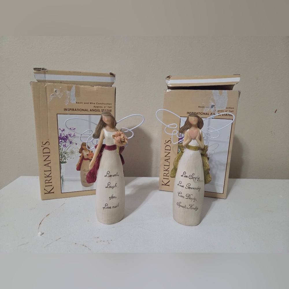 Kirkland's Inspirational Angel Statues Set Of